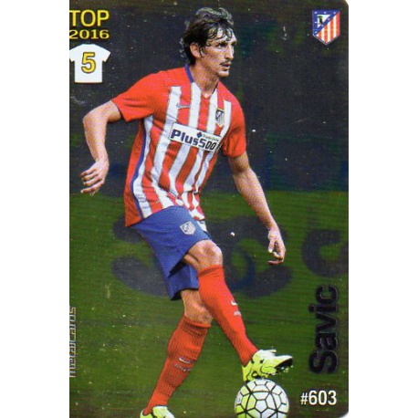 Savic Atlético Madrid Liso Puntas Redondas 603 Las Fichas Quiz Liga 2016 Official Quiz Game Collection
