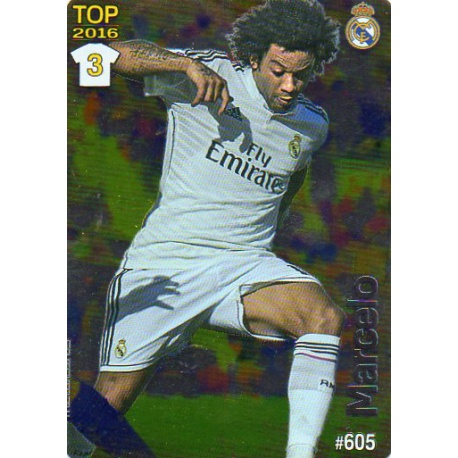 Marcelo Real Madrid Liso Puntas Redondas 605 Las Fichas Quiz Liga 2016 Official Quiz Game Collection
