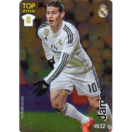 James Rodríguez Real Madrid Liso Puntas Redondas 632 Las Fichas Quiz Liga 2016 Official Quiz Game Collection