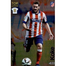 Koke Atlético Madrid Liso Puntas Redondas 633 Las Fichas Quiz Liga 2016 Official Quiz Game Collection