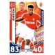Kamil Glik - Jemerson - Defensive Duo Monaco 252 Match Attax Champions 2017-18
