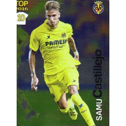 Samu Castillejo Villarreal Liso Puntas Redondas 647 Las Fichas Quiz Liga 2016 Official Quiz Game Collection