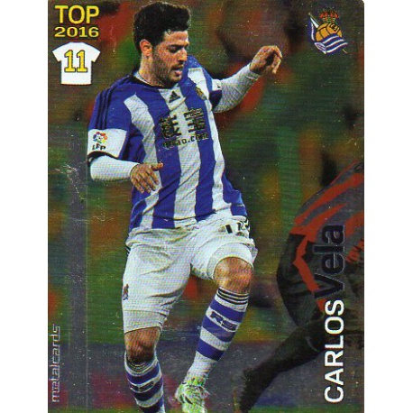 Carlos Vela Real Sociedad Liso Puntas Redondas 661 Las Fichas Quiz Liga 2016 Official Quiz Game Collection