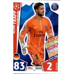 Kevin Trapp PSG 254 Match Attax Champions 2017-18