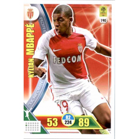 Kylian Mbappé Adrenalyn XL Foot 2017-18 Kylian Mbappé