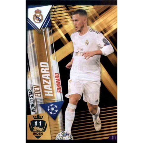 Eden Hazard Real Madrid World Star W11 Match Attax 101 2019-20