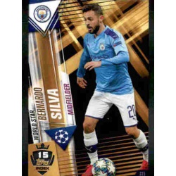 Bernardo Silva Manchester City World Star W15 Match Attax 101 2019-20