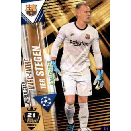 Marc-André ter Stegen Barcelona World Star W21 Match Attax 101 2019-20