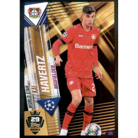 Kai Havertz Bayer 04 Leverkusen World Star W29 Match Attax 101 2019-20