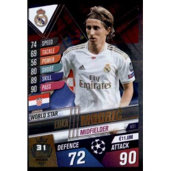 Luka Modrić Real Madrid World Star W31 Match Attax 101 2019-20