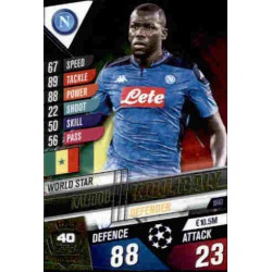 Kalidou Koulibaly SSC Napoli World Star W40 Match Attax 101 2019-20