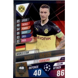 Marco Reus Borussia Dortmund World Star W48 Match Attax 101 2019-20