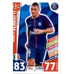Marco Verratti PSG 263 Match Attax Champions 2017-18