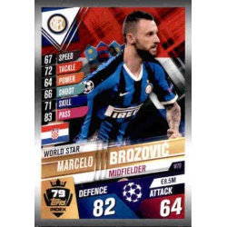 Marcelo Brozović Internazionale Milano World Star W79 Match Attax 101 2019-20