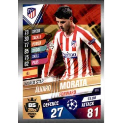 Alvaro Morata Atlético de Madrid World Star W85 Match Attax 101 2019-20