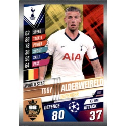 Toby Alderweireld Tottenham Hotspur World Star W98 Match Attax 101 2019-20