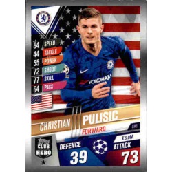 Christian Pulisic Chelsea Club Hero CH3 Match Attax 101 2019-20