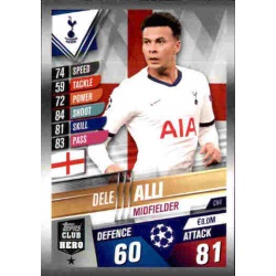Dele Alli Tottenham Hotspur Club Hero CH4 Match Attax 101 2019-20