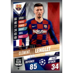 Clément Lenglet Barcelona Club Hero CH5 Match Attax 101 2019-20