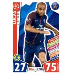 Lucas PSG 267 Match Attax Champions 2017-18
