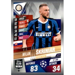 Milan Škriniar Inter Milan Club Hero CH16 Match Attax 101 2019-20