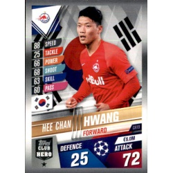 Hee Chan Hwang RB Salzburg Club Hero CH19 Match Attax 101 2019-20