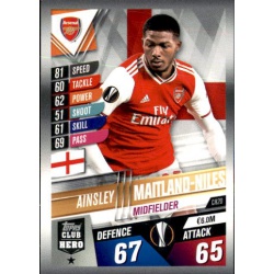 Ainsley Maitland-Niles Arsenal Club Hero CH20 Match Attax 101 2019-20