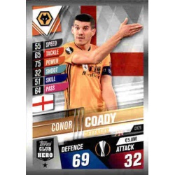 Conor Coady Wolverhampton Wanderers Club Hero CH26 Match Attax 101 2019-20