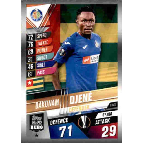 Dakonam Djené Getafe Club Hero CH40 Match Attax 101 2019-20