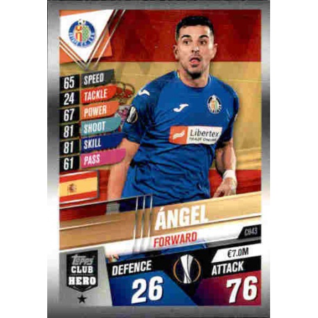 Ángel Getafe Club Hero CH43 Match Attax 101 2019-20