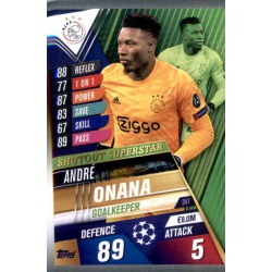 André Onana Ajax Shutout Superstar SH1 Match Attax 101 2019-20