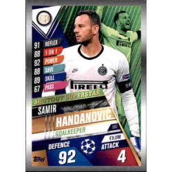 Samir Handanović Internazionale Milano Shutout Superstar SH3 Match Attax 101 2019-20