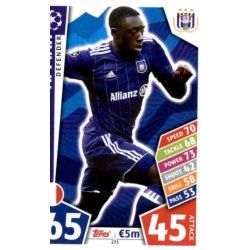 Dennis Appiah Anderlecht 273 Match Attax Champions 2017-18