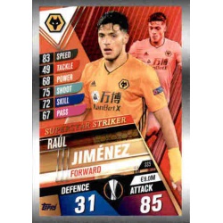 Raúl Jiménez Wolverhampton Wanderers Superstar Striker SS5 Match Attax 101 2019-20