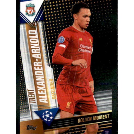 Trent Alexander-Arnold Liverpool Golden Moment GM1 Match Attax 101 2019-20