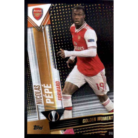 Nicolas Pépé Arsenal Golden Moment GM8 Match Attax 101 2019-20