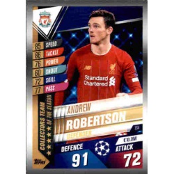 Andrew Robertson Liverpool Collectors Team of the Season TS4 Match Attax 101 2019-20