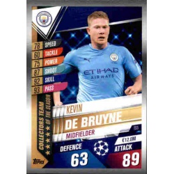 Kevin De Bruyne Manchester City Collectors Team of the Season TS5 Match Attax 101 2019-20