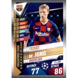 Frenkie de Jong Barcelona Collectors Team of the Season TS7 Match Attax 101 2019-20