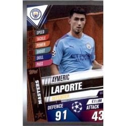 Aymeric Laporte Manchester City Masters MA3 Match Attax 101 2019-20