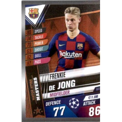 Frenkie de Jong Barcelona Masters MA9 Match Attax 101 2019-20