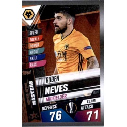 Ruben Neves Wolverhampton Wanderers Masters MA10 Match Attax 101 2019-20