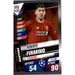 Roberto Firmino Liverpool Masters MA12 Match Attax 101 2019-20