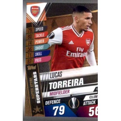 Lucas Torreira Arsenal Superstars MS10 Match Attax 101 2019-20