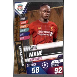 Sadio Mané Liverpool Superstars MS11 Match Attax 101 2019-20