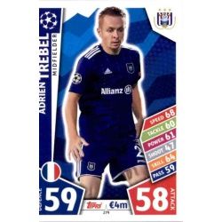 Adrien Trebel Anderlecht 279 Match Attax Champions 2017-18