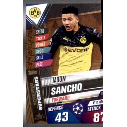 Jadon Sancho Borussia Dortmund Superstars MS12 Match Attax 101 2019-20
