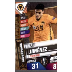 Raúl Jiménez Wolverhampton Wanderers Superstars MS15 Match Attax 101 2019-20