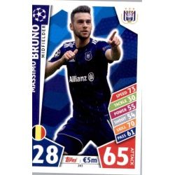 Massimo Bruno Anderlecht 283 Match Attax Champions 2017-18