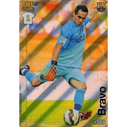 Claudio Bravo Barcelona Rayas Diagonales Puntas Redondas 568 Las Fichas Quiz Liga 2016 Official Quiz Game Collection